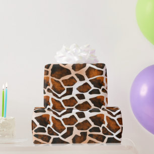 Giraffe Skin Pattern Wrapping Paper