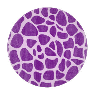 Giraffe Skin Purple Texture-23324 Cutting Board