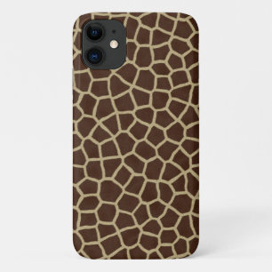 Giraffe Skin Texture Brown Pattern-65240 iPhone 11 Case