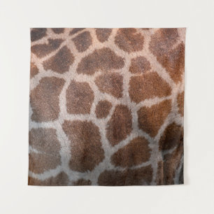 Giraffe skin texture tapestry