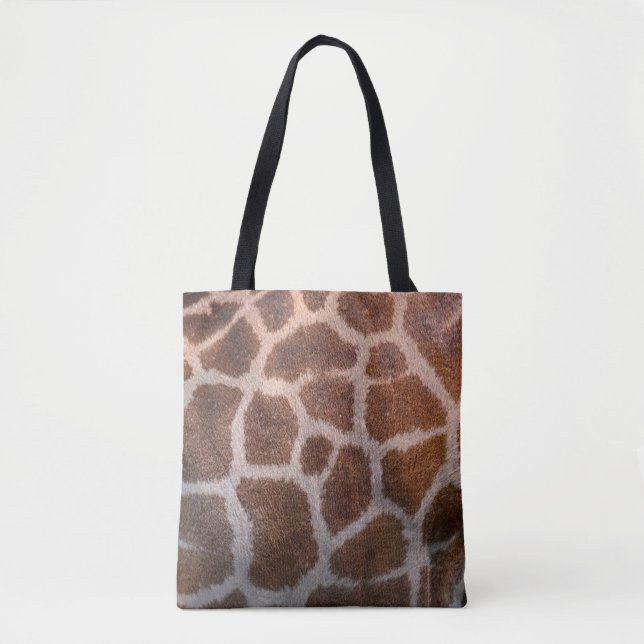 Giraffe skin texture tote bag (Front)