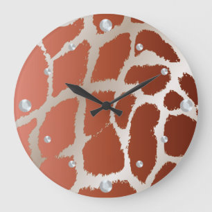 Giraffe Skin Wall Clock