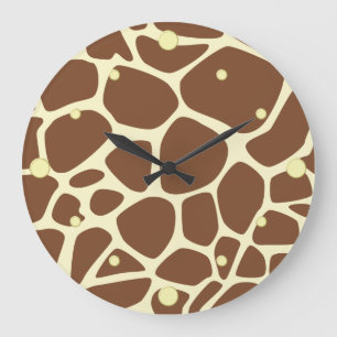Giraffe Skin Wall Clock