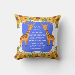 “Giraffe Sky Dreams” Cushion