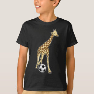 Giraffe Soccer player Soccer T-Shirt
