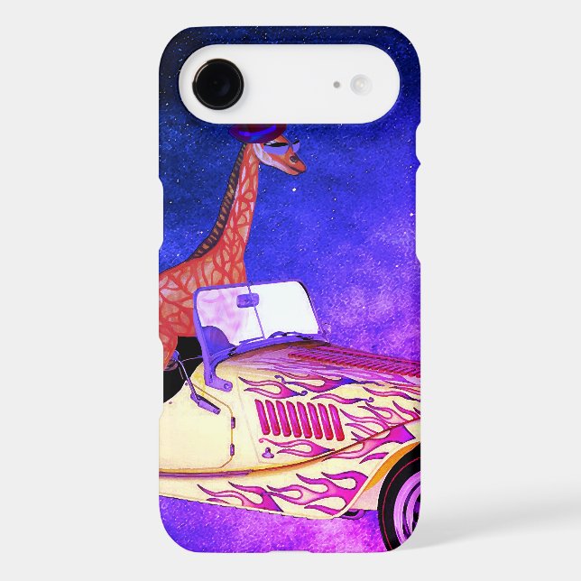 Giraffe Space Apple iPhone 7 Slim Maple Wood Case (Back)