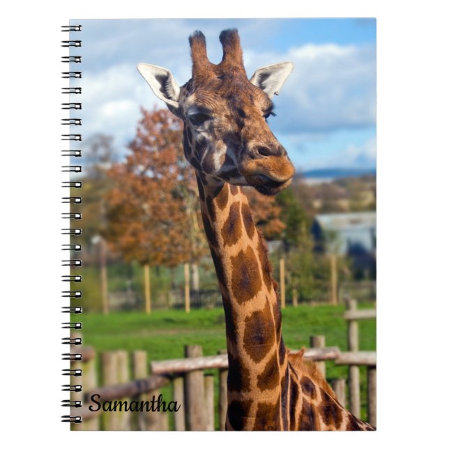 Giraffe Spiral notebook (Front)