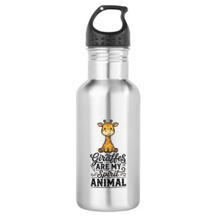 Giraffe Spirit Animal Vintage Engraving Shirt Desi 532 Ml Water Bottle