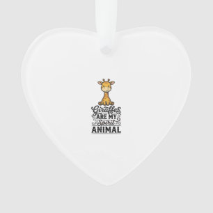Giraffe Spirit Animal Vintage Engraving Shirt Desi Ornament