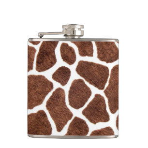 Giraffe spots hip flask