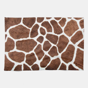 Giraffe spots tea towel