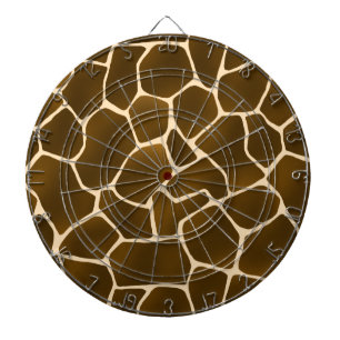 Giraffe Spots Wild Safari Animal Skin Print Dartboard