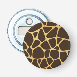 Giraffe Spotted Background Bottle Opener