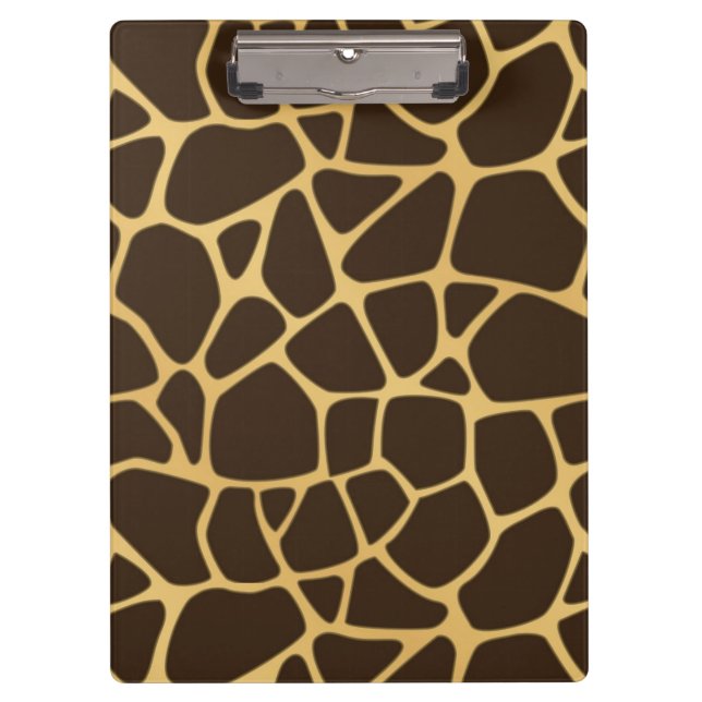 Giraffe Spotted Background Clipboard (Front)