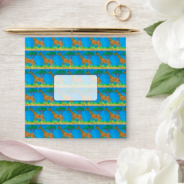 Giraffe - Square (5.25x5.25) Envelope (Wedding)