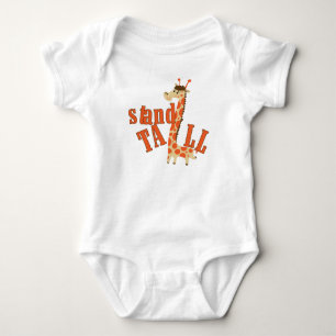 Giraffe Stand Tall Baby Bodysuit