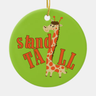 Giraffe Stand Tall Ceramic Tree Decoration