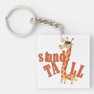Giraffe Stand Tall Key Ring