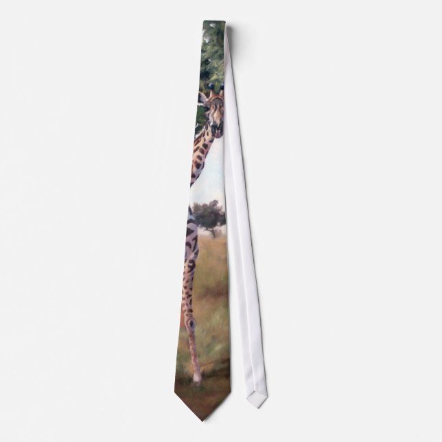Giraffe STANDING TALL Tie (Front)