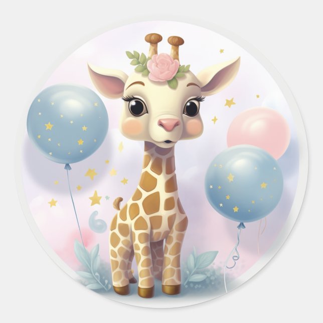 Giraffe sticker (Front)