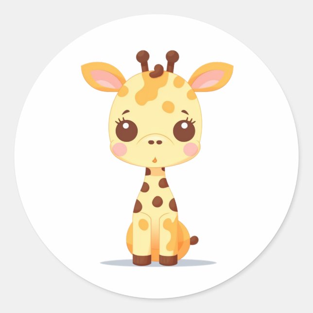 Giraffe Sticker (Front)