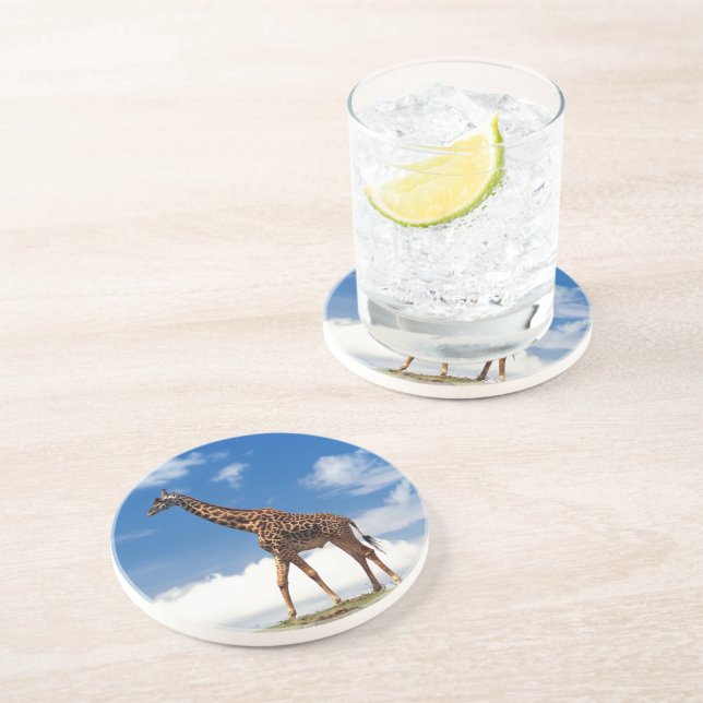 Giraffe Stone Coaster (Side)