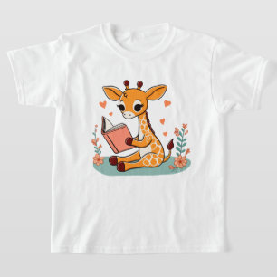 Giraffe Storytime T-Shirt