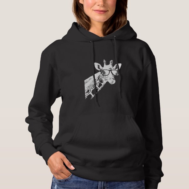 Giraffe sunglasses giraffe love vacation animal fa hoodie (Front)
