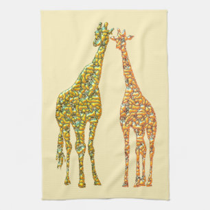 Giraffe Tea Towel