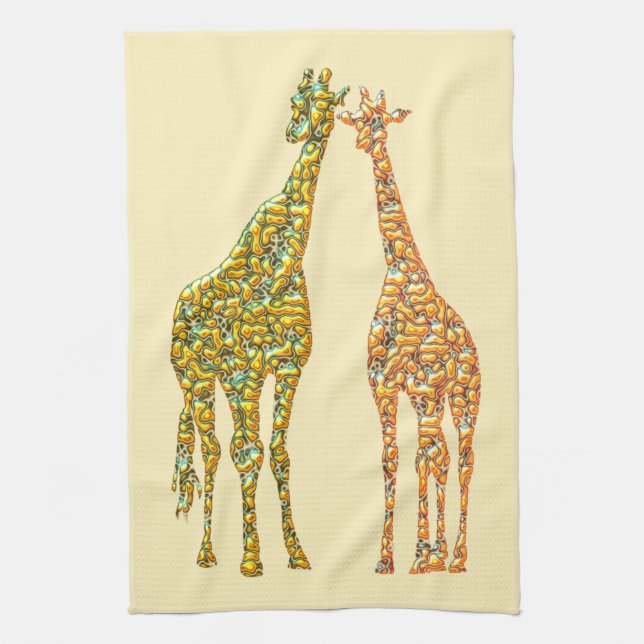 Giraffe Tea Towel (Vertical)