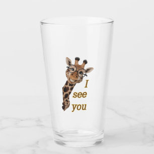 Giraffe.Text.I see you Glass