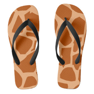 Giraffe Texture Flip Flops