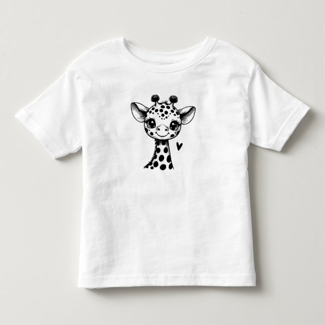 Giraffe Toddler T-Shirt (Front)