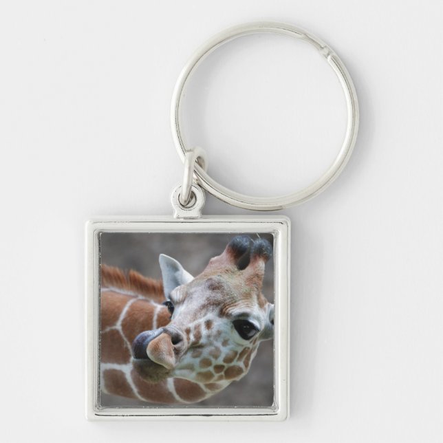 Giraffe Tongue Keychain (Front)