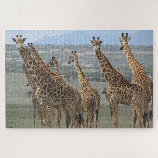 giraffe tower jigsaw puzzle (Horizontal)
