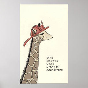 giraffe trivia poster