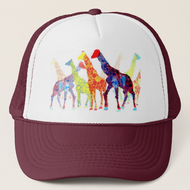 Giraffe Trucker Hat (Front)