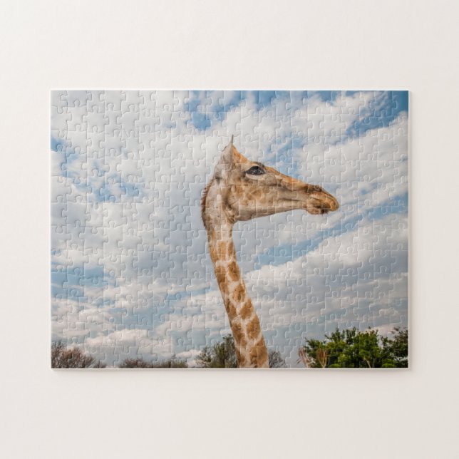 Giraffe Up Close Jigsaw Puzzle (Horizontal)