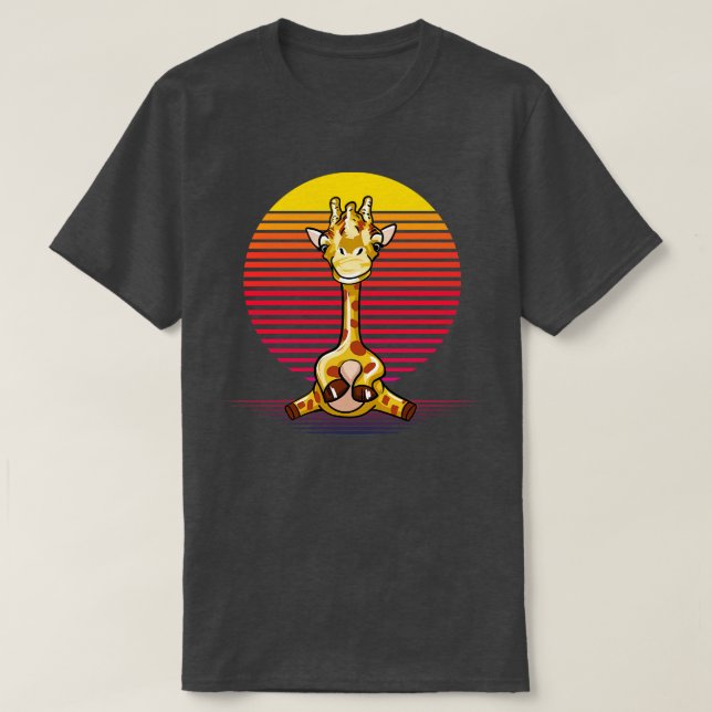 Giraffe Vapour T-Shirt (Design Front)