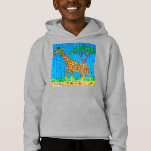 Giraffe (vivid) - Boy's Hoodie