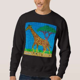 Giraffe (vivid) - Men's Sweatshirt
