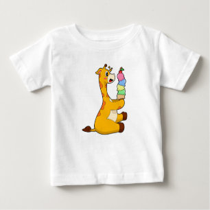 Giraffe Waffle ice cream Baby T-Shirt