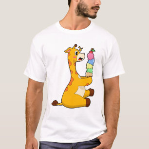 Giraffe Waffle ice cream T-Shirt
