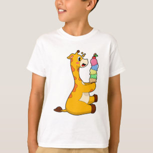 Giraffe Waffle ice cream T-Shirt