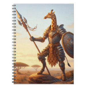 Giraffe warrior notebook