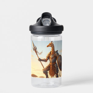 Giraffe warrior water bottle