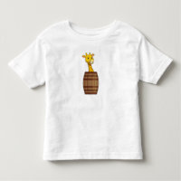 Giraffe with Barrel