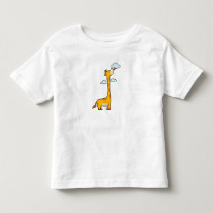 Giraffe with Clouds Toddler T-Shirt