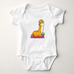 Giraffe with Coconut Baby Bodysuit