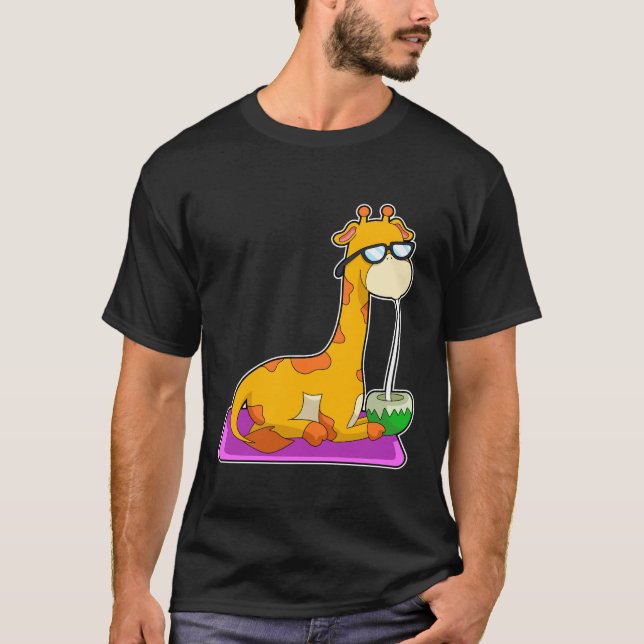 Giraffe with Coconut T-Shirt (Front)